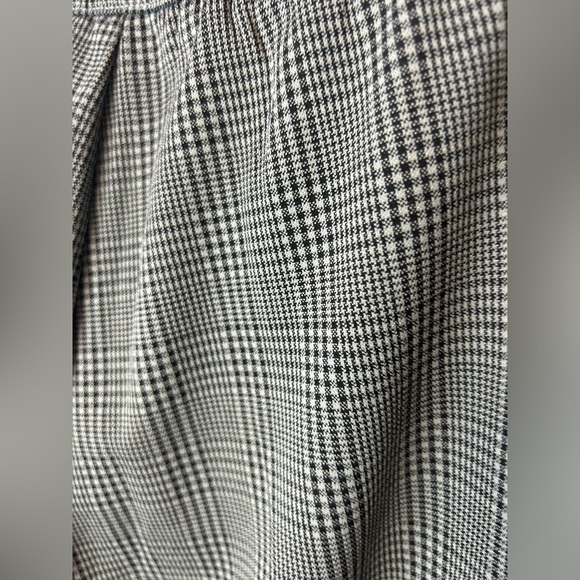 Jacqueline de Yong High Waist Trousers Black & Grey Check Pattern Business Style - Picture 5 of 10